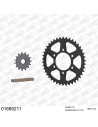 Kit chaine moto 15x42 525 AFAM - Couronne acier - Type de chaine au choix - Kawasaki Z 1000 2010-2013