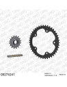 Kit chaine moto 16x43 525 AFAM - Couronne acier - Type de chaine au choix - MV 675 F3 2011-2018