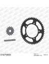 Kit chaine moto 15x47 525 AFAM - Couronne acier - Type de chaine au choix - Suzuki DL 650 V-Strom 2007-2022