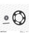Kit chaine moto 15x45 525 AFAM - Couronne acier - Type de chaine au choix - Triumph 600 Speed Four 2004-2005