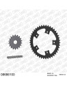 Kit chaine moto 18x43 525 AFAM - Couronne acier - Type de chaine au choix - Triumph 900 Scrambler 2006-2014