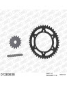 Kit chaine moto 16x43 525 AFAM - Couronne acier - Type de chaine au choix - Yamaha TDM 850 4TX4 1999-2001
