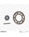 Kit chaine moto 16x40 525 AFAM - Couronne alu - Type de chaine au choix - Aprilia RSV4 1000 Factory 2009-2010