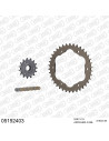Kit chaine moto 15x38 525 AFAM - Couronne alu - Type de chaine au choix - Ducati 1098 2007-2009