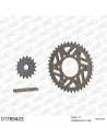 Kit chaine moto 17x40 525 AFAM - Couronne alu - Type de chaine au choix - Kawasaki ZX 10 R 2006-2007