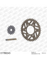 Kit chaine moto 16x41 525 AFAM - Couronne alu - Type de chaine au choix - Kawasaki ZX 9 R 2002-2004