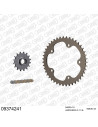 Kit chaine moto 16x43 525 AFAM - Couronne alu - Type de chaine au choix - MV Agusta 675 F3 2011-2018