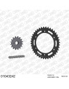 Kit chaine moto 16x40 530 AFAM - Couronne acier - Type de chaine au choix - Honda VFR 400 R 1985-1986