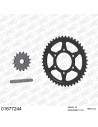 Kit chaine moto 16x44 530 AFAM - Couronne acier - Type de chaine au choix - Kawasaki ZXR 750 L1-2-3 1993-1995