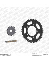 Kit chaine moto 17x42 530 AFAM - Couronne acier - Type de chaine au choix - Kawasaki ZZR 1400 ABS 2012-2020