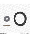 Kit chaine moto 18x42 530 AFAM - Couronne acier - Type de chaine au choix - Triumph 1050 Speed Triple 2005-2010