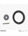 Kit chaine moto 18x43 530 AFAM - Couronne acier - Type de chaine au choix - Triumph 1050 Speed Triple 2011-2019