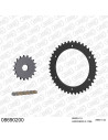 Kit chaine moto 19x42 530 AFAM - Couronne acier - Type de chaine au choix - Triumph 1050 ST Sprint 2005-2012