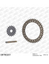 Kit chaine moto 18x42 530 AFAM - Couronne alu - Type de chaine au choix - Triumph 1050 Speed Triple 2005-2010