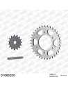 Kit chaine moto 15x35 630 AFAM - Couronne acier - 630MO - Kawasaki Z 900 A4 1976-1977
