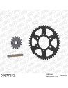 Kit chaine moto 15x43 520 AFAM - Couronne acier - Type de chaine au choix - Kawasaki Z 750 S 2005-2007
