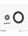 Kit chaine moto 17x38 530 AFAM - Couronne acier - Type de chaine au choix - Yamaha XJR 1200 1995-1998