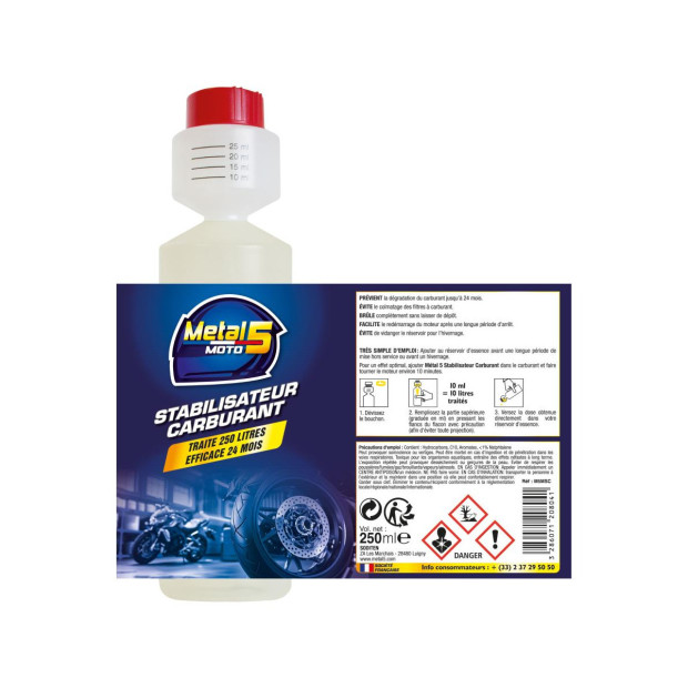 METAL 5 - Stabilisateur Carburant  - 250ml