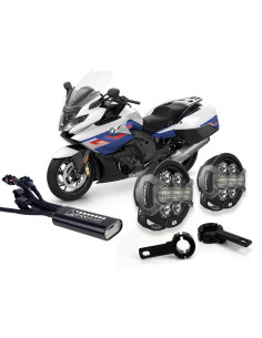 Pack feux additionnels led DENALI D7 Pro CANsmart supports pare-carter BMW