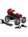 Pack feux additionnels led DENALI D7 Pro CANsmart supports pare-carter HARLEY DAVIDSON