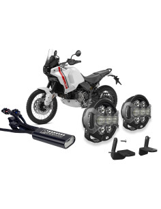 Pack feux additionnels led DENALI D7 Pro CANsmart DUCATI Desert X/Rally 2023