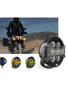Pack feux additionnels led DENALI D7 PRO avec contrôleur DialDim et supports pare-carter universel