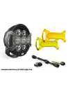 Pack feux additionnels led DENALI D7 PRO avec contrôleur DialDim et supports pare-carter universel