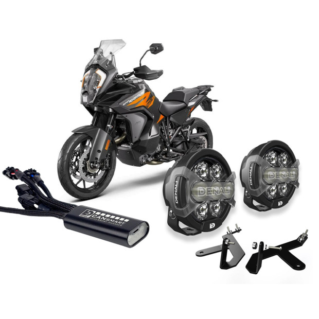 Pack feux additionnels led DENALI D7 Pro CANsmart KTM 1290 Super Adventure R/S 2021-2024