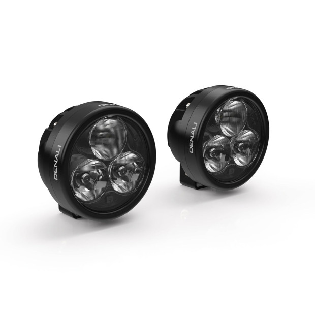Pack feux additionnels led DENALI D3 supports pare-carter INDIAN Chieftain - Pursuit - Challenger