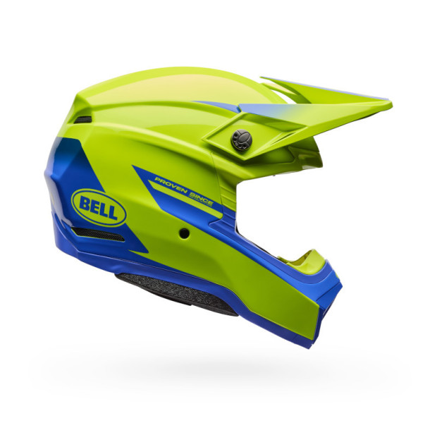 Casque cross Bell Moto-10 Mips Fade - Jaune fluo