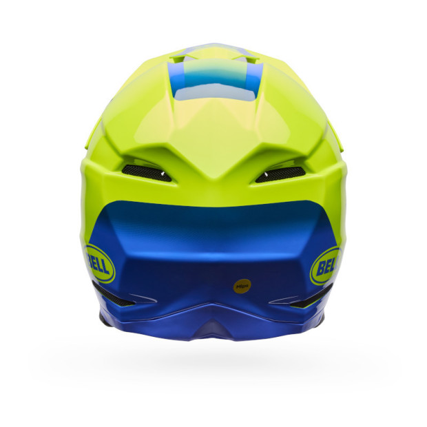 Casque cross Bell Moto-10 Mips Fade - Jaune fluo
