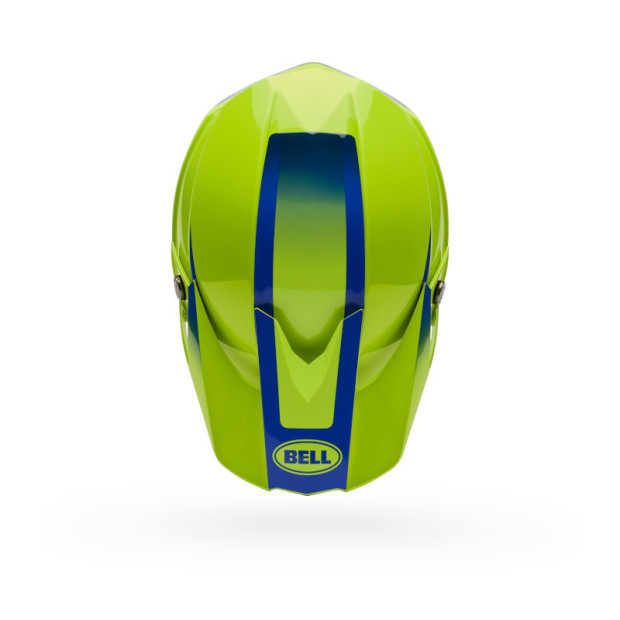 Casque cross Bell Moto-10 Mips Fade - Jaune fluo