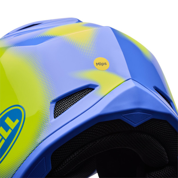Casque cross Bell MX-10 Mips Camo - Jaune fluo