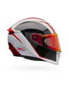 Casque intégral Bell Lithium Mips Plus Blip - Blanc Noir