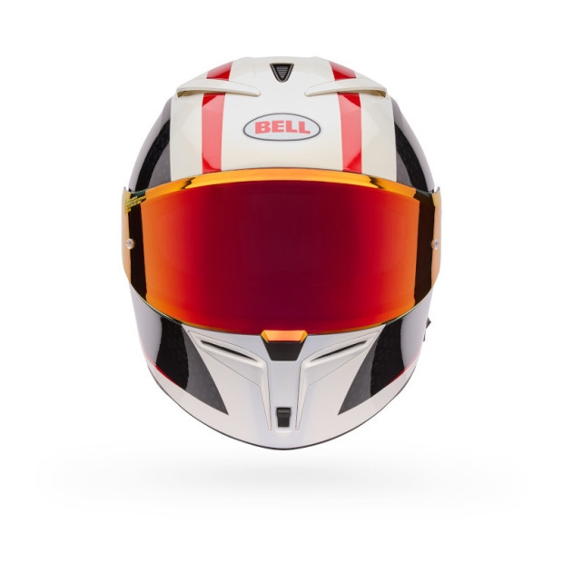 Casque intégral Bell Lithium Mips Plus Blip - Blanc Noir