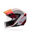 Casque intégral Bell Lithium Mips Plus Blip - Blanc Noir