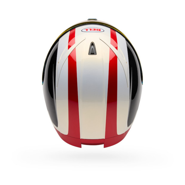 Casque intégral Bell Lithium Mips Plus Blip - Blanc Noir