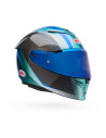 Casque intégral Bell Lithium Mips Plus Blip - Argent