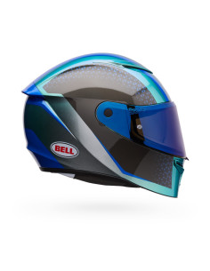 Casque intégral Bell Lithium Mips Plus Blip - Argent 2