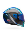 Casque intégral Bell Lithium Mips Plus Blip - Argent