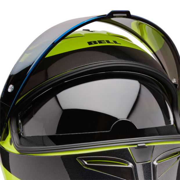 Casque intégral Bell Lithium Mips Plus Fluid - Jaune fluo