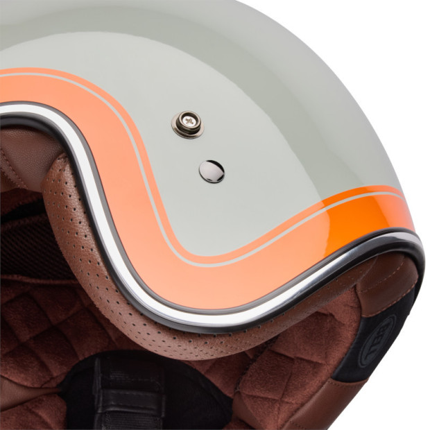Casque jet Bell Custom 500 Crate - Stone