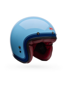 Casque jet Bell Custom 500 Crate - Ice Blue