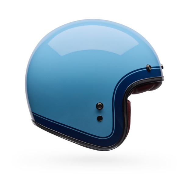 Casque jet Bell Custom 500 Crate - Ice Blue