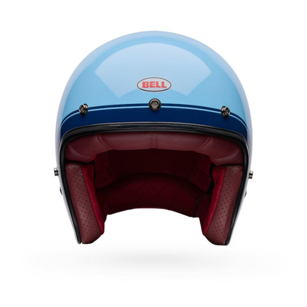 Casque jet Bell Custom 500 Crate - Ice Blue