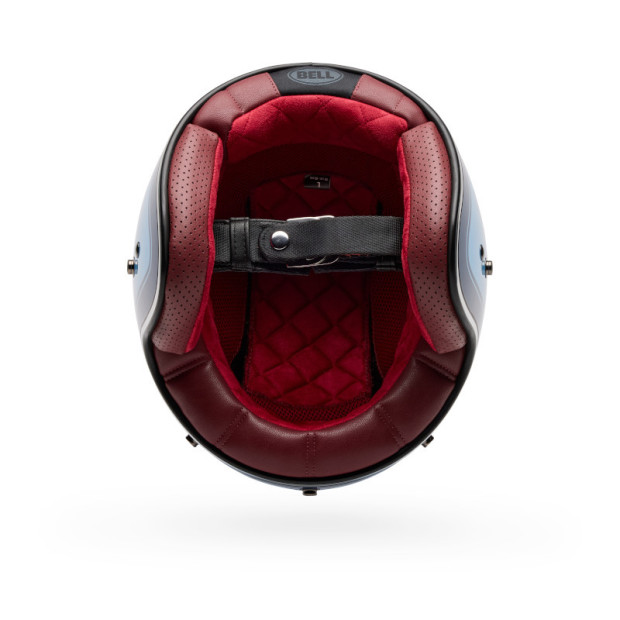 Casque jet Bell Custom 500 Crate - Ice Blue