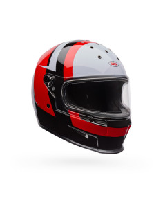 Casque intégral Bell Eliminator Sidetrack - Rouge Noir