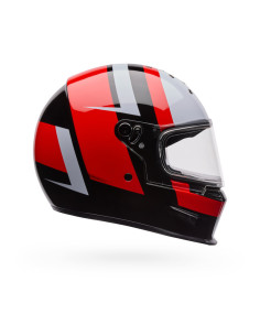 Casque intégral Bell Eliminator Sidetrack - Rouge Noir 2