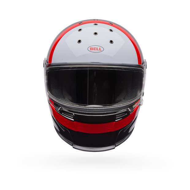 Casque intégral Bell Eliminator Sidetrack - Rouge Noir