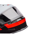 Casque intégral Bell Eliminator Sidetrack - Rouge Noir